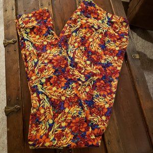LuLaRoe Floral Leggings TC